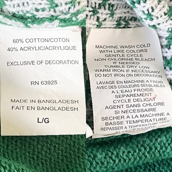 Ugly Christmas Sweater Vest Snow's Out Ho Ho Ho's Out Large L - Picture 8 of 10